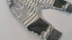 Atelier MiaMia-Jogger - Checkerhose Sweatpants Gr. 50-140 gray white anchor 4