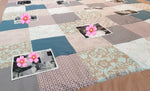 Kuscheldecke als Fotodecke Blumen Mustertstoffe mit Bildern 4 von Atelier MiaMia