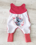 Pagliaccetto Atelier MiaMia con pannello corto e lungo anche come baby set motivo Panta Cupcake 401