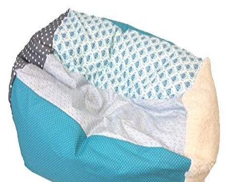 Atelier MiaMia Kindersitzsack Sitzsack Babykissen Limitierte Auflage Blau Diamaten