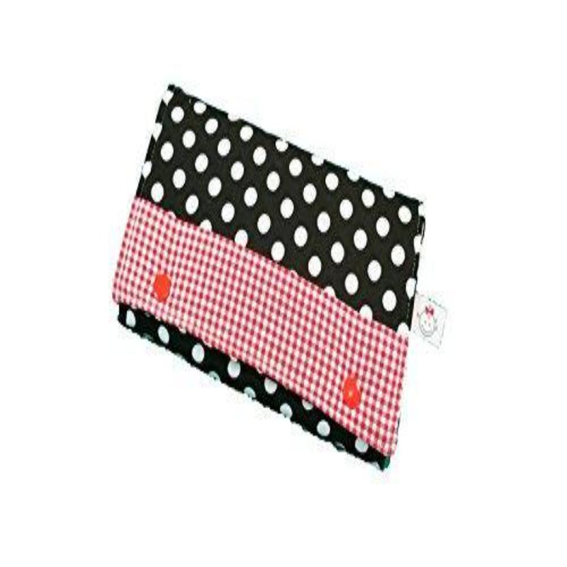 Atelier MiaMia portafoglio da donna portafoglio da donna portafoglio da donna pezzo unico fatto a mano da donna nero/rosso