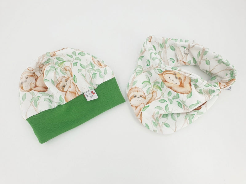 Atelier MiaMia Fantastici calzoncini o baby set bradipi corti e lunghi 43 verde