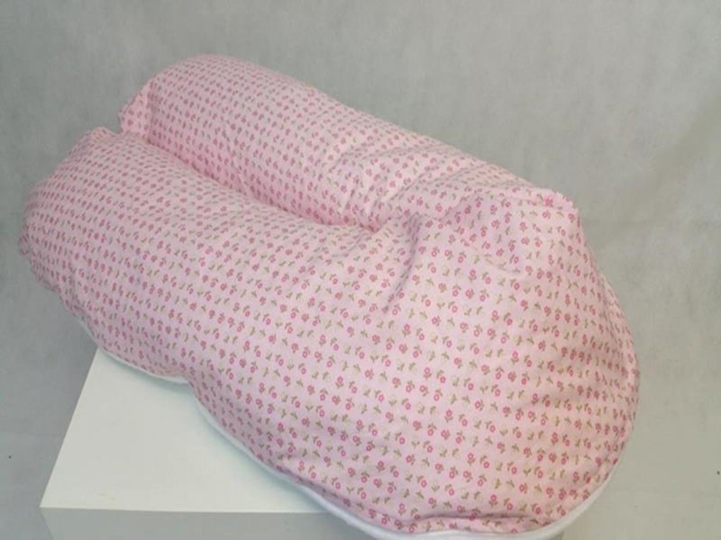 Stillkissen oder Seitenschläferkissen Lagerungskissen rosa, Blümchen 52 von Atelier MiaMia