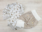 Strampler kurz und lang auch als Baby Set Blumen Bunt 6 von Atelier MiaMia