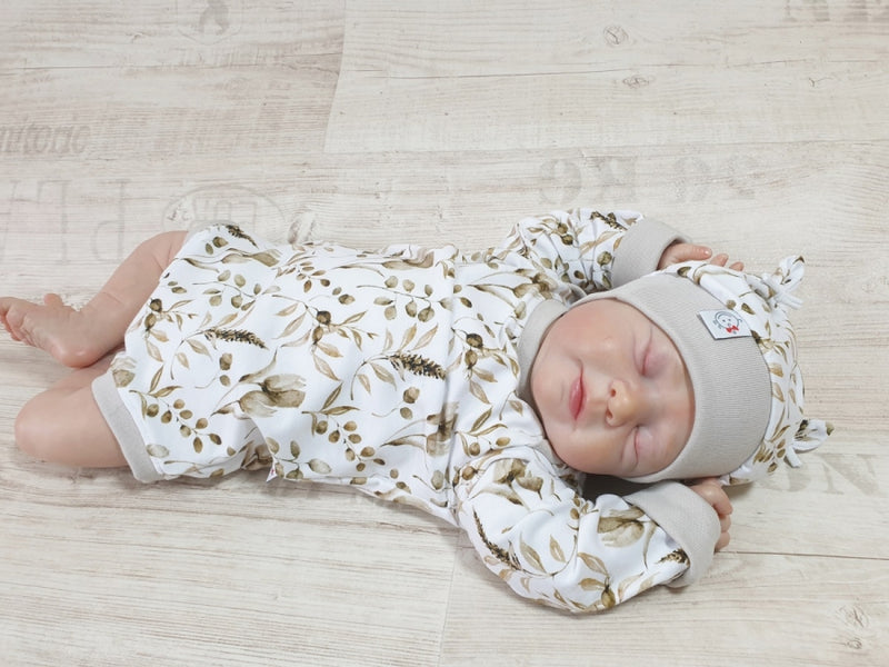 Strampler kurz und lang auch als Baby Set Blumen Bunt 6 von Atelier MiaMia