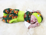 Atelier MiaMia Cool bloomers or baby set short and long lion green 7