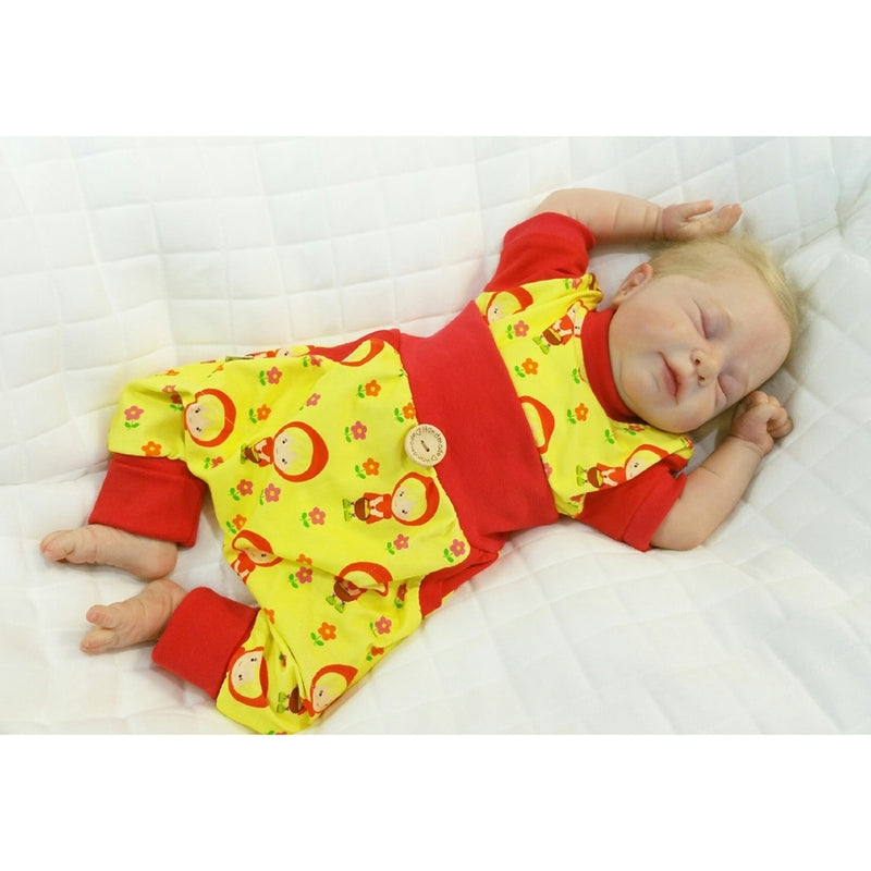 Atelier MiaMia Cool bloomers or baby set short and long Little Red Riding Hood Red Yellow 70