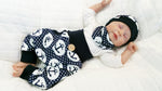 Coole Pumphose oder Babyset kurz und lang Anker Blau Punkte 71 von Atelier MiaMia