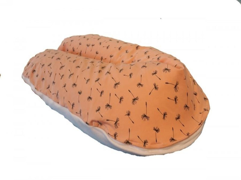 Atelier MiaMia nursing pillow or side sleeper pillow positioning pillow orange, dandelion 78