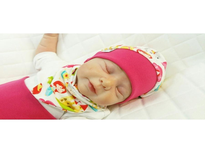 Beanie Set Mütze und Tuch Baby Prinzessin Schloss Nr. 79 von Atelier MiaMia