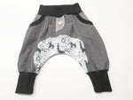 Atelier MiaMia - Popo Bloomers gr. 50-110 anche come set con cappello e sciarpa grigio Africa animali 7