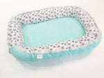 Atelier MiaMia Cocoon, Baby nest, Cot Limited Edition Light Blue Dandelion 9