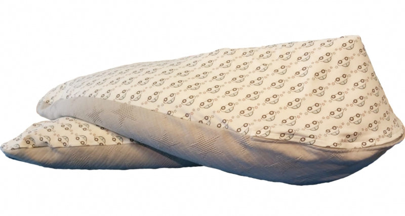 Atelier MiaMia cuscino per allattamento o cuscino per traversina laterale portaoggetti beige 91