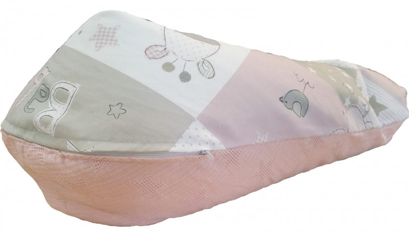 Atelier MiaMia nursing pillow or side sleeper pillow giraffe, elephant, bear 92