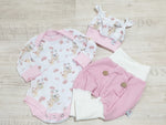 Coole Pumphose oder Babyset Rosa 93 von Atelier MiaMia