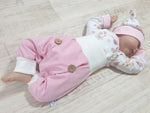 Atelier MiaMia Cool bloomers or baby set pink 93