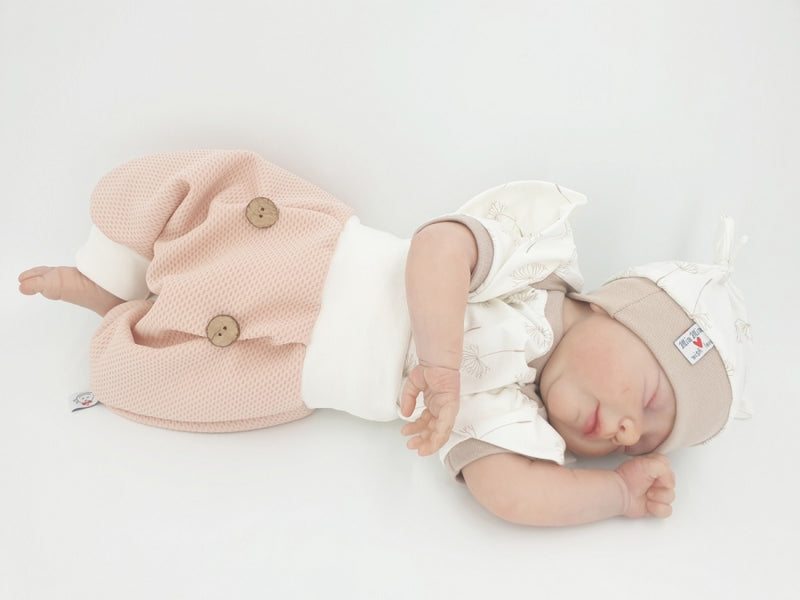 Coole Pumphose oder Babyset Strucktur Nude 96 von Atelier MiaMia