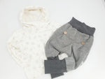 Atelier MiaMia Cool mutandine o baby set fantasia a quadri grigio 99