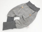 Atelier MiaMia Cool bloomers or baby set checked pattern gray 99