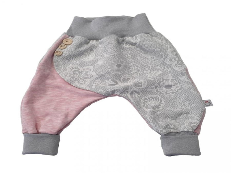 Atelier MiaMia-Rocky Pumphose Gr. 46-110 also as a set with hat and scarf pink gray ornaments 9