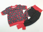 Hoodie Pullover Autos und Sterne 284 Baby Kind ab 44-122 kurz oder langarm  Designer Limitiert !! von Atelier MiaMia