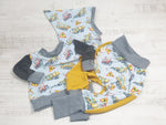 Hoodie Pullover Bagger 281 Baby Kind ab 44-122 kurz oder langarm  Designer Limitiert !! von Atelier MiaMia