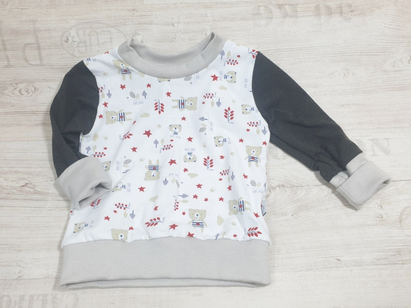 Atelier MiaMia - hoodie sweater bears 280 baby child from 44-122 short or long sleeve designer limited !!