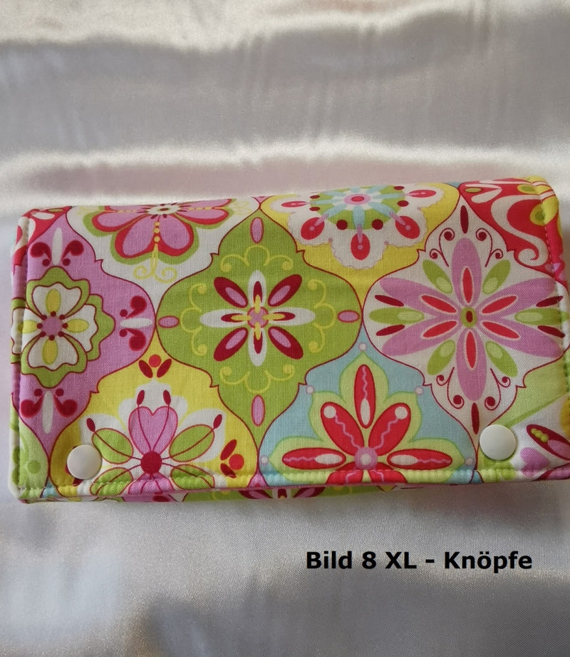 Atelier MiaMia purse XL with buttons Indian floral patterns AVAILABLE NOW