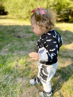 Kapuzenpullover Baby Kind ab 44-122 kurz oder langarm Fledermaus von Atelier MiaMia