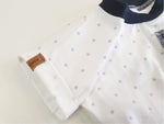 Atelier MiaMia - hoodie sweater little gray stars 264 baby child from 44-122 short or long sleeve designer limited !!