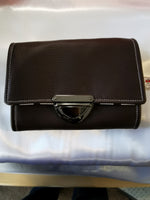 Atelier MiaMia wallet midi with buttons or buckle imitation leather black IMMEDIATELY AVAILABLE