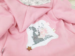Atelier MiaMia - giacca con cappuccio bambino bambino taglia 50-140 giacca a maglia grossa limitata !! Maglia grossa tarassaco rosa J18
