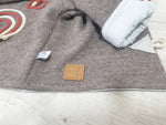 Atelier MiaMia - Walk - hooded jacket baby child size 50-140 jacket limited !! Walk jacket rainbow dark gray J25