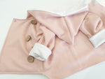 Kaputzenjacke Baby Kind Größe 50-140 Designer Jacke Limitiert !! Waffel nude 49 von Atelier MiaMia