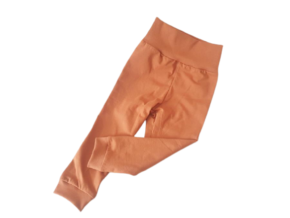 Atelier MiaMia leggings per neonati e bambini rosso ruggine arancione taglia 50-116