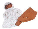 Baby und Kinder Leggins Rostrot Orange Größe 50-116 von Atelier MiaMia