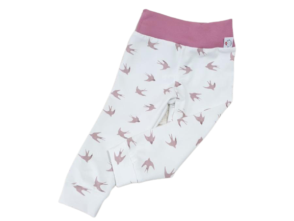 Baby und Kinder Leggins zart Rosa Größe 50-116 von Atelier MiaMia