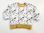 Atelier MiaMia - Felpa con cappuccio Pullover Norwegian 282 Baby Child da 44-122 manica corta o lunga Designer Limited !!