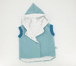 Atelier MiaMia - gilet bimba taglia 50-140 Sweat aqua