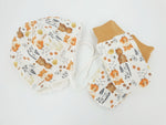 Atelier MiaMia baby mittens gloves baby up to 24 months No. 4 mustard bears