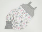 Atelier MiaMia tutina con bretelle corta e lunga anche come baby set elefanti 21