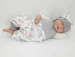 Atelier MiaMia tutina con bretelle corta e lunga anche come baby set elefanti 21