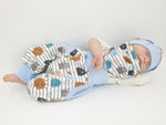 Coole Pumphose oder Babyset kurz und lang Monsterchen 112 von Atelier MiaMia