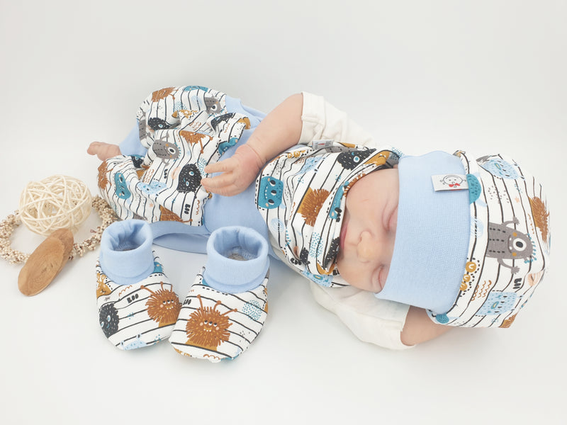 Coole Pumphose oder Babyset kurz und lang Monsterchen 112 von Atelier MiaMia