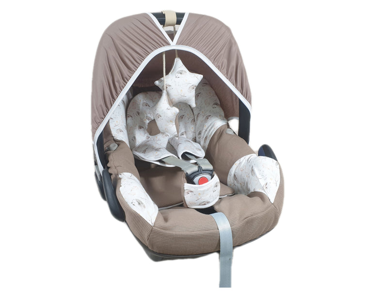 Maxi Cosi Babyschalenbezug, Ersatzbezug oder Spannbezug Igelchen115 von Atelier MiaMia