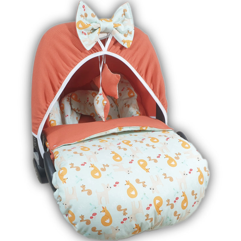 Maxi Cosi Babyschalenbezug, Ersatzbezug oder Spannbezug  Reh/Fuchs113 von Atelier MiaMia