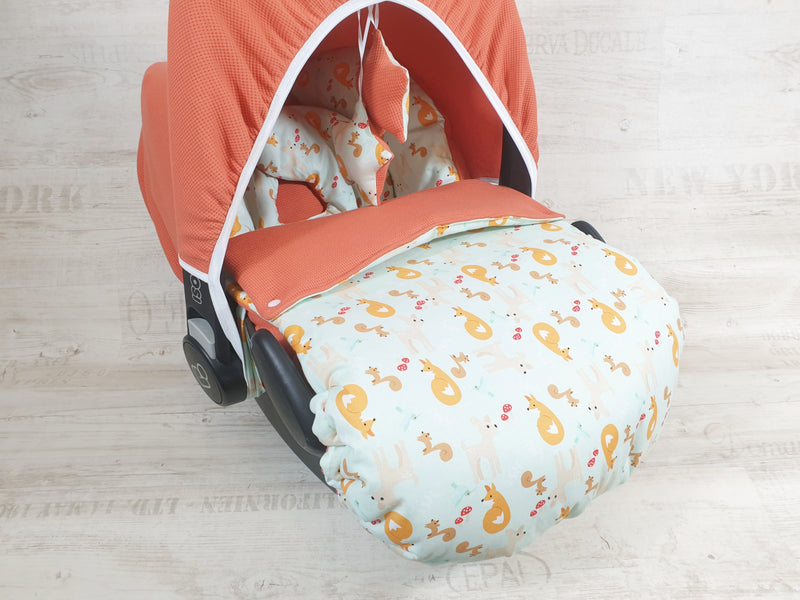 Maxi Cosi baby seat cover, replacement cover or fitted cover deer/fox113