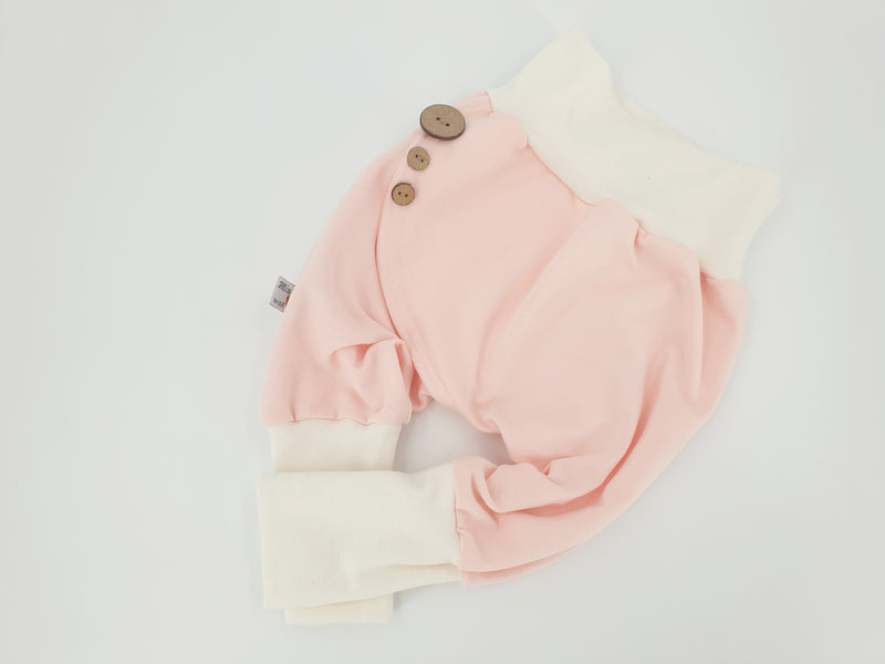 Atelier MiaMia - Rocky Pumphose gr. 46-110 anche come set con cappello e sciarpa rosa tenue crema