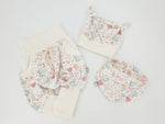 Pumphose oder Set Baby von 50-140 Designerbabyhose Wolken Herzchen von Atelier MiaMia