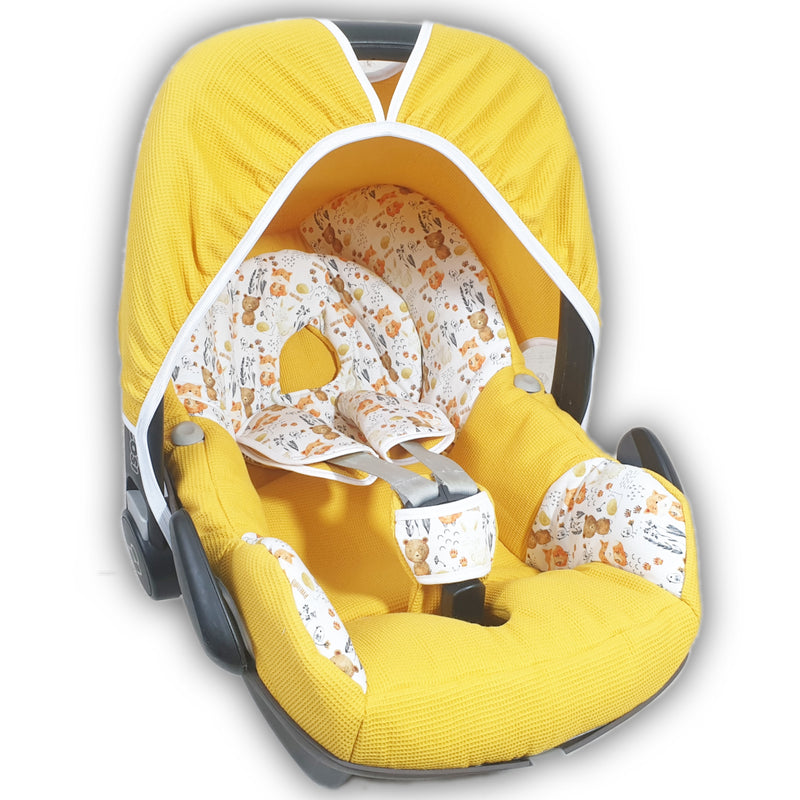 Maxi Cosi Babyschalenbezug, Ersatzbezug oder Spannbezug Waldtiere 112 von Atelier MiaMia